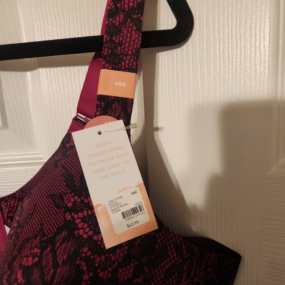 Cacique Lightly Lined Full Coverage Bra 46G NWT - Picture 3 of 4